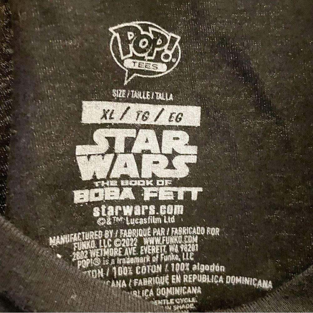 Funko: The Book of Boba Fett Tee -Star Wars Short Sleeve Tee - Size XL - Picture 4 of 5